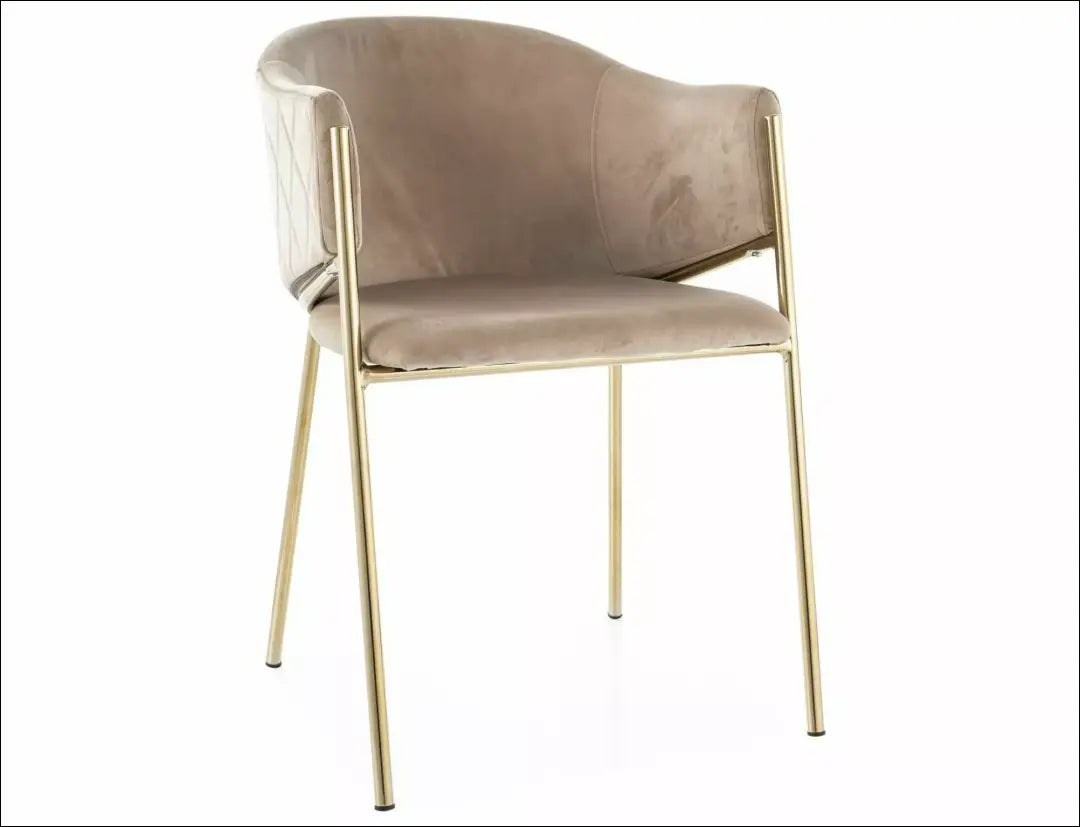 Kėdė AL020 - €105 Save 20% 100-200, 50-100, __label:Pristatymas 5-14 d.d., color-juoda, color-pilka Smėlio + auksinės