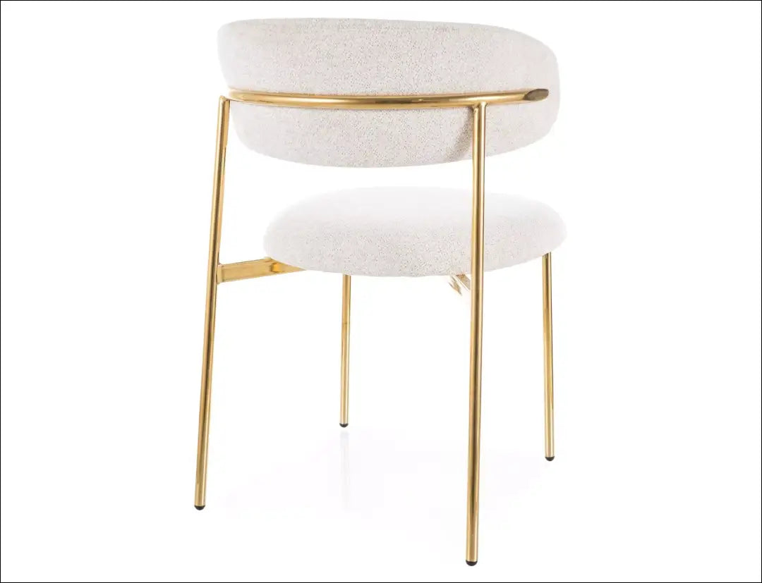 Kėdė AL021 - 50-100, __label:Pristatymas 5-14 d.d., boucle, color-kremas, color-smelio €50 to €100 Kitchen & Dining