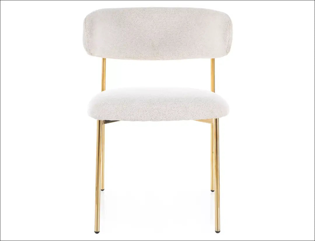 Kėdė AL021 - 50-100, __label:Pristatymas 5-14 d.d., boucle, color-kremas, color-smelio €50 to €100 Kitchen & Dining
