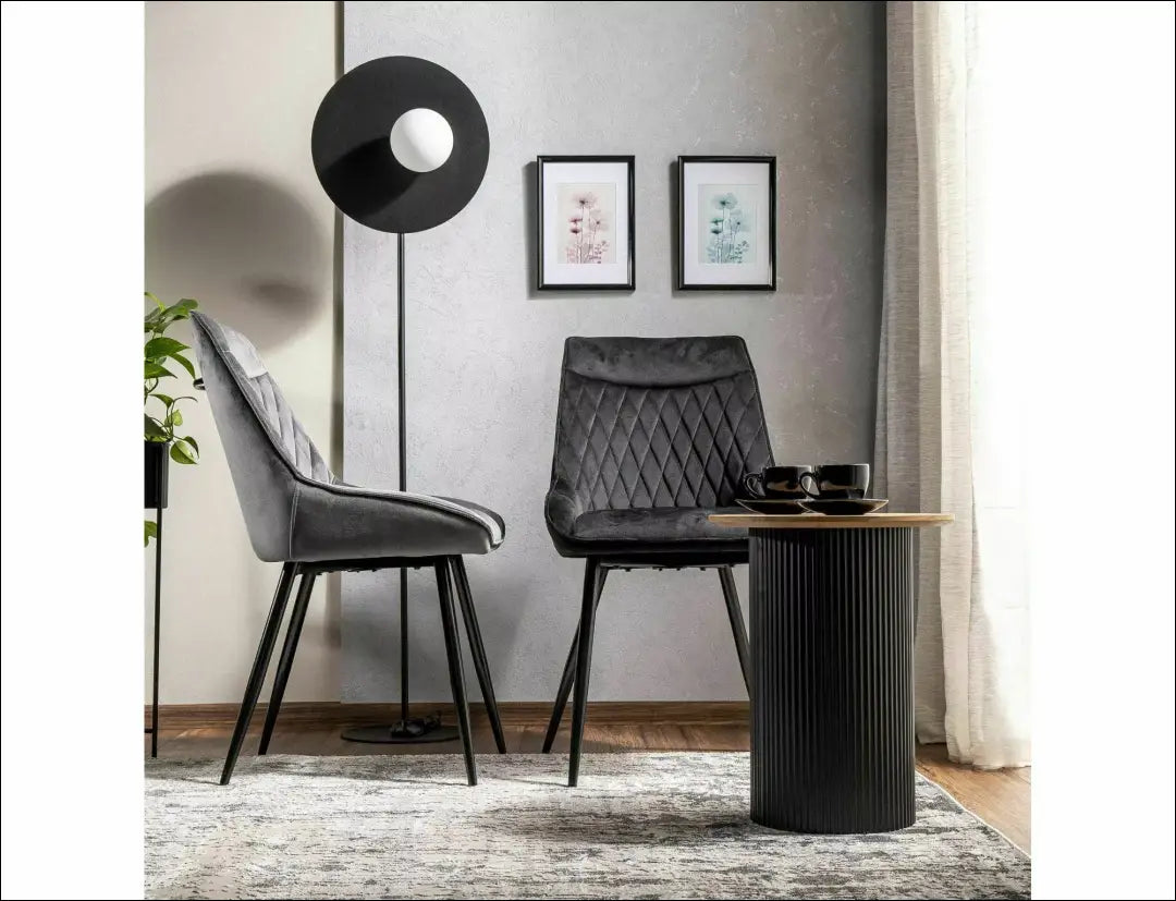 Kėdė AL022 - 50-100, __label:Pristatymas 5-14 d.d., color-juoda, color-melyna, color-pilka €50 to €100 Kitchen & Dining