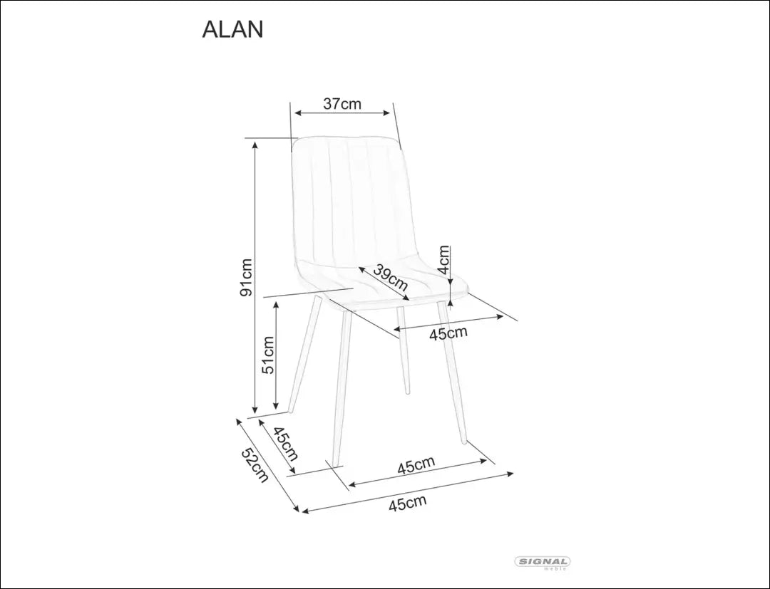 Kėdė AL026 - 25-50, __label:Pristatymas 1-2 d.d., color-pilka, color-rozine, color-smelio €25 to €50 Kitchen & Dining