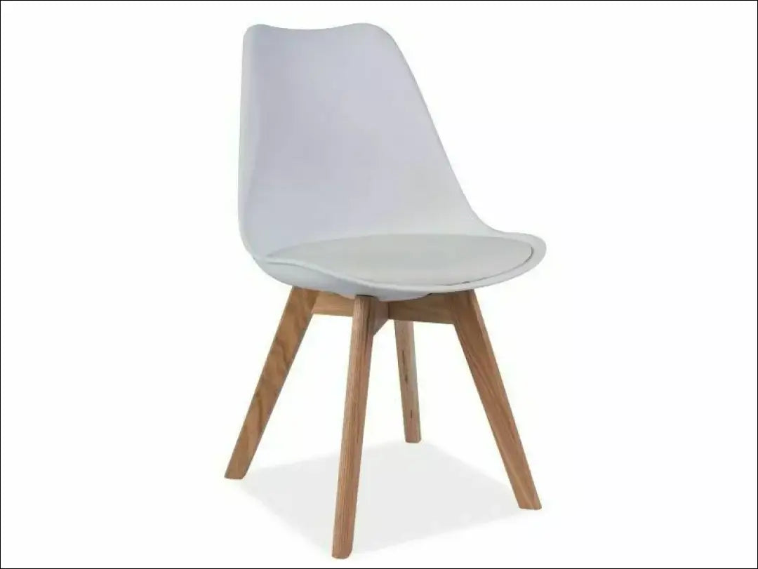 Kėdė AL032 - €43 Save 20% 25-50, __label:Pristatymas 5-14 d.d., color-balta, color-juoda, color-pilka Balta + kojos