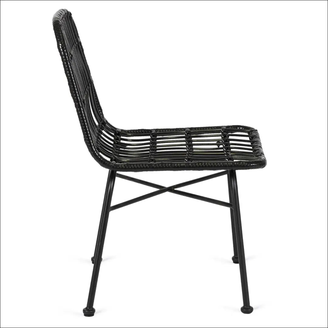Kėdė iš sintetinio ratano juodos spalvos TE327 - €86 Save 15% 50-100, __label:Pristatymas 5-14 d.d., elite,