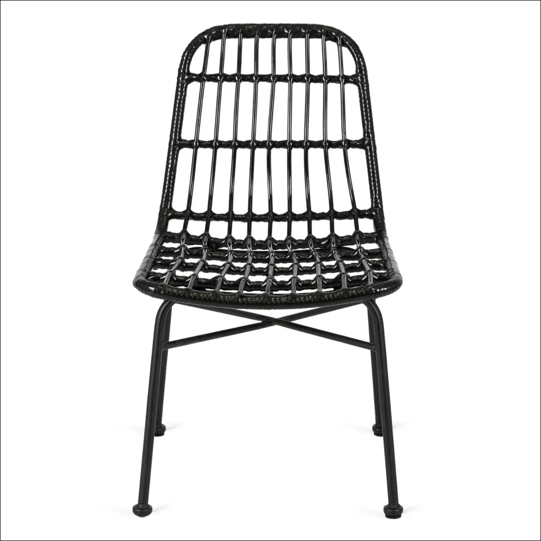Kėdė iš sintetinio ratano juodos spalvos TE327 - €86 Save 15% 50-100, __label:Pristatymas 5-14 d.d., elite,
