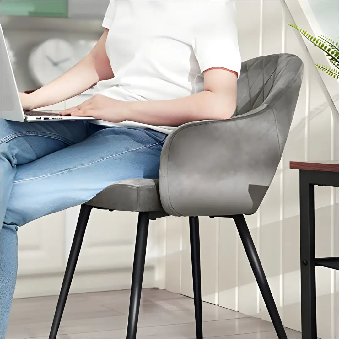 Kėdė SM422 - €153 Save 40% 100-200, __label:Pristatymas 5-14 d.d., kedes-valgomojo, notouch30, song 57x56x77cm / Pilka