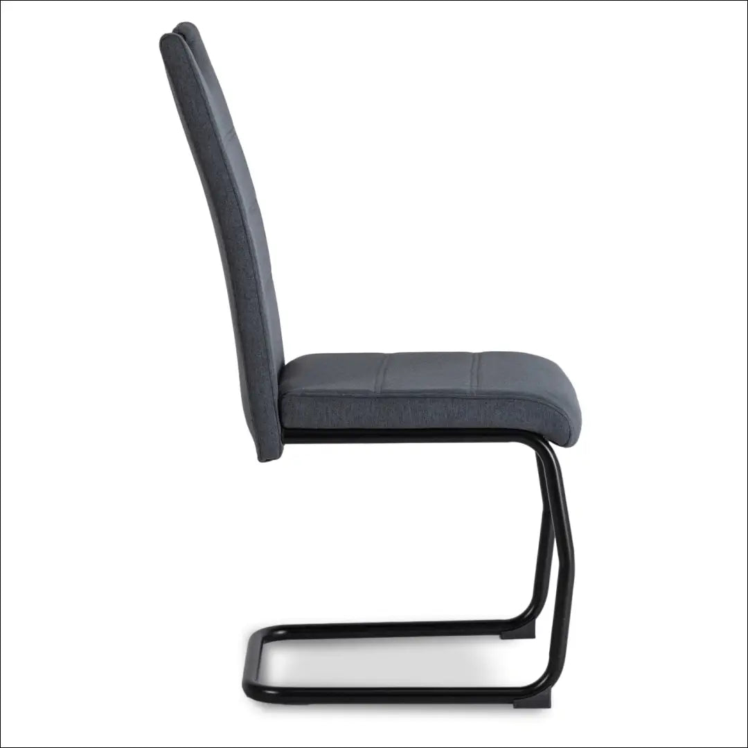 Kėdė su audiniu juodos spalvos / pilkos TE630 - €54 Save 15% 50-100, __label:Pristatymas 5-14 d.d., elite, Krzesła,