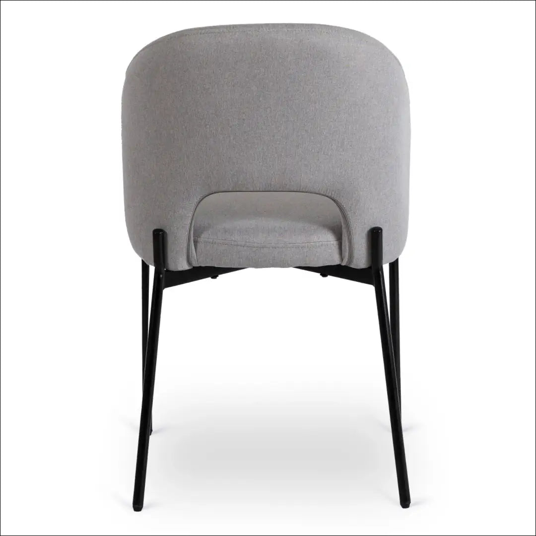 Kėdė su audiniu juodos spalvos / pilkos TE745 - €80 Save 15% 50-100, __label:Pristatymas 5-14 d.d., elite, Krzesła,