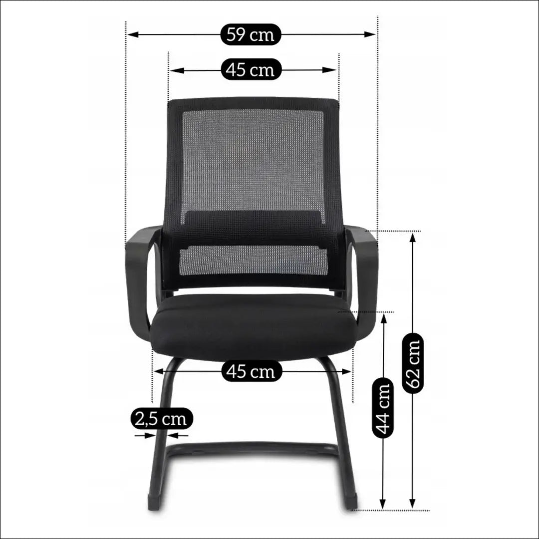Kėdė su audiniu juodos spalvos TE244 - €64 Save 15% 50-100, __label:Pristatymas 5-14 d.d., elite, Krzesła, spalva-juoda
