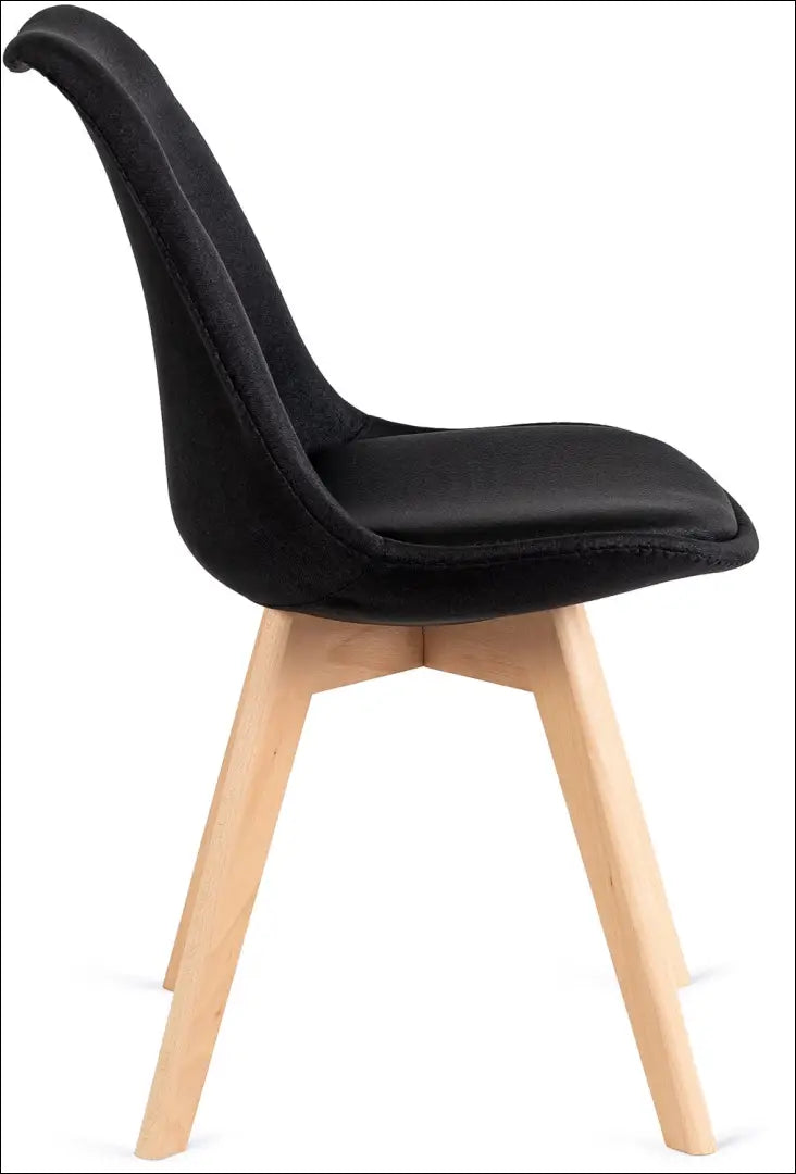 Kėdė su audiniu juodos spalvos TE257 - €50 Save 15% 50-100, __label:Pristatymas 5-14 d.d., elite, Krzesła, spalva-juoda