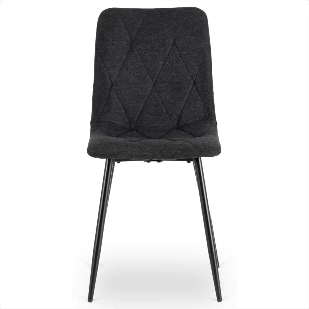 Kėdė su audiniu juodos spalvos TE425 - €35 Save 15% 25-50, __label:Pristatymas 5-14 d.d., elite, Krzesła, spalva-juoda