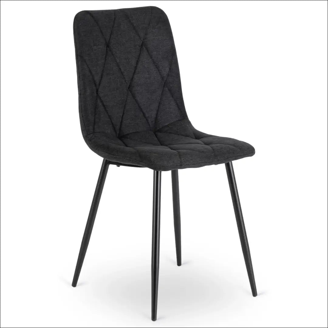 Kėdė su audiniu juodos spalvos TE425 - €35 Save 15% 25-50, __label:Pristatymas 5-14 d.d., elite, Krzesła, spalva-juoda
