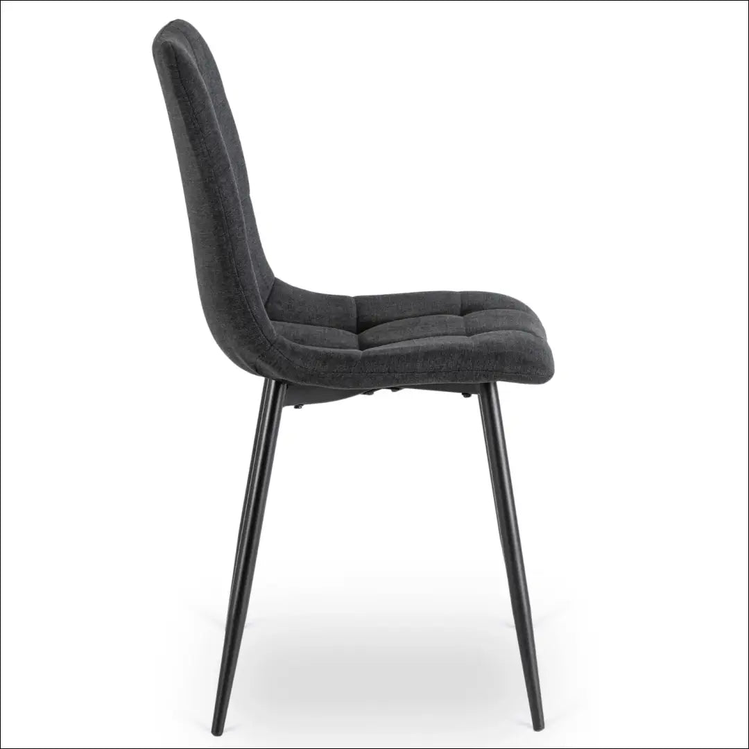 Kėdė su audiniu juodos spalvos TE426 - €34 Save 15% 25-50, __label:Pristatymas 5-14 d.d., elite, Krzesła, spalva-juoda