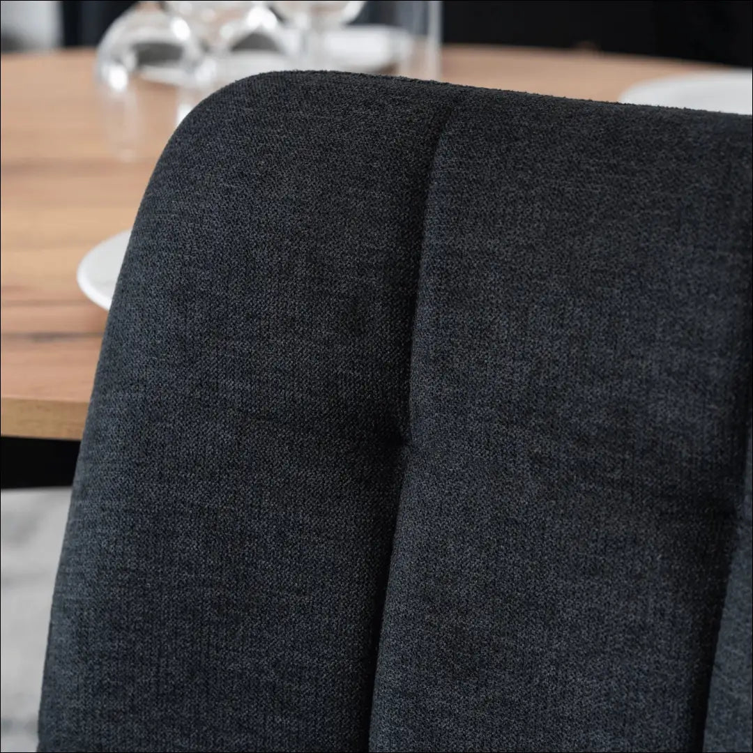 Kėdė su audiniu juodos spalvos TE426 - €34 Save 15% 25-50, __label:Pristatymas 5-14 d.d., elite, Krzesła, spalva-juoda