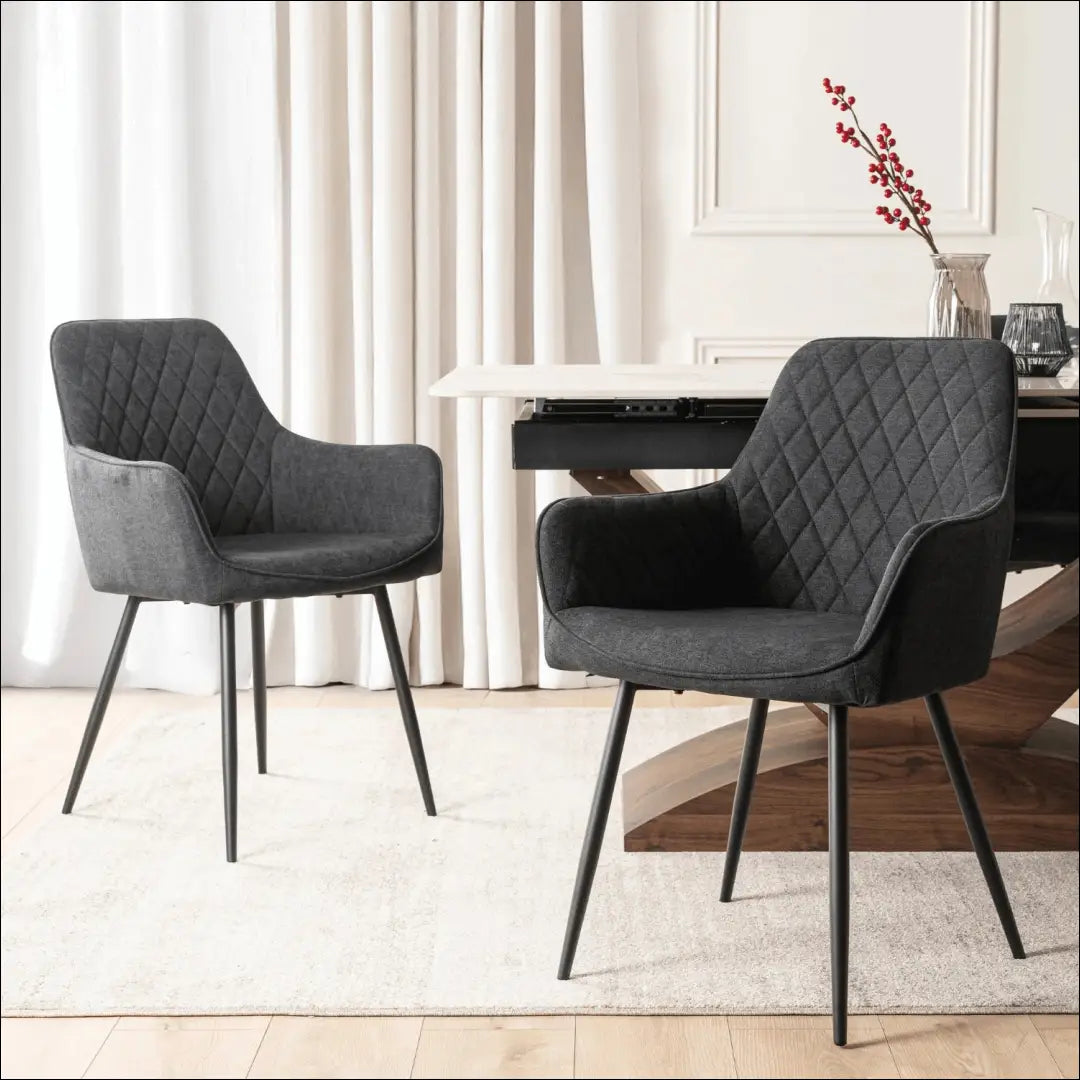 Kėdė su audiniu juodos spalvos TE914 - €53 Save 15% 50-100, __label:Pristatymas 5-14 d.d., elite, Krzesła, spalva-juoda