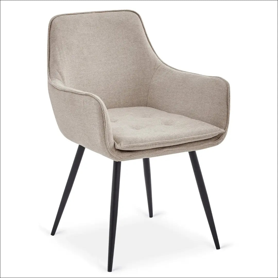 Kėdė su audiniu kreminės spalvos TE1008 - €67 Save 15% 50-100, __label:Pristatymas 5-14 d.d., elite, Krzesła,