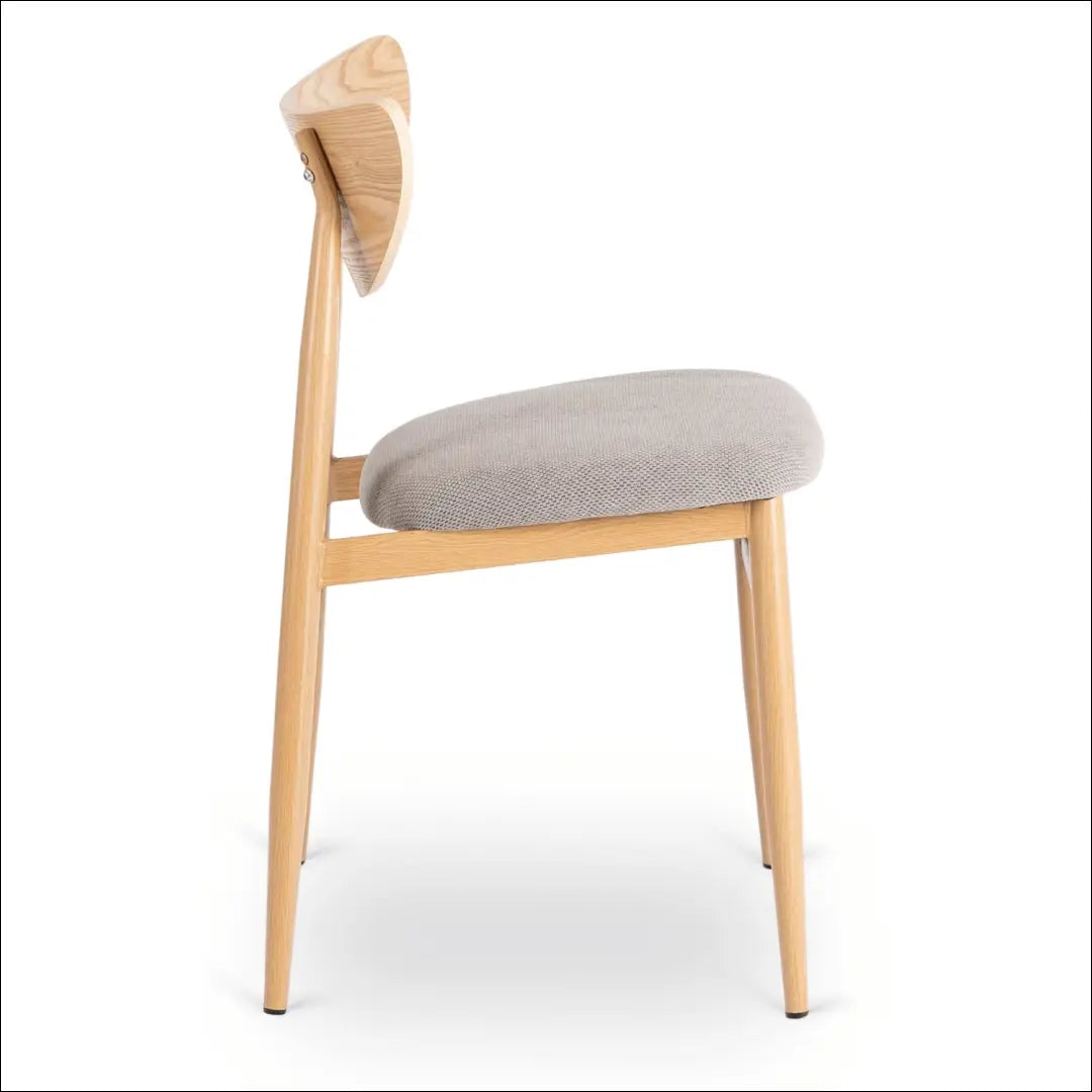 Kėdė su audiniu pilkos spalvos / ąžuolo TE895 - €58 Save 15% 50-100, __label:Pristatymas 5-14 d.d., elite, Krzesła,