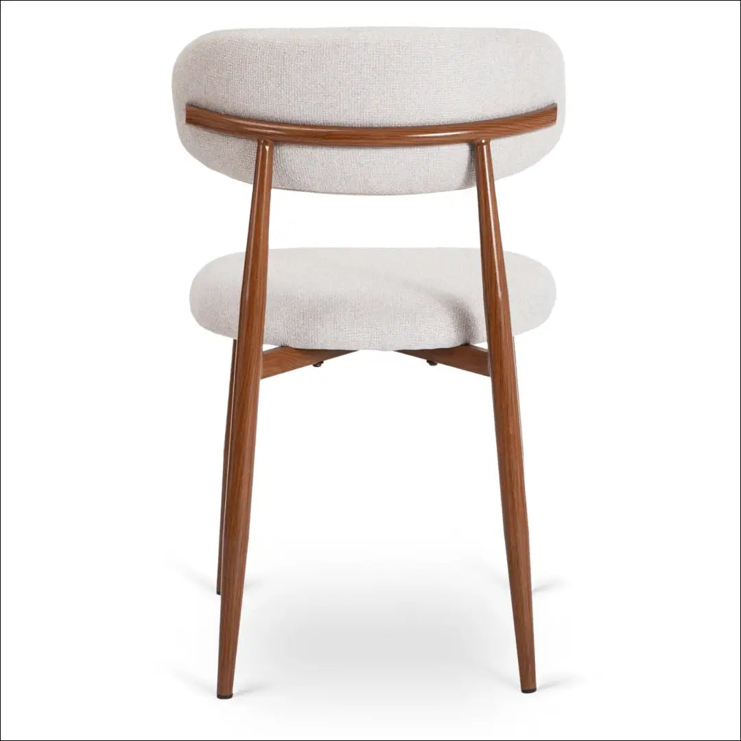 Kėdė su audiniu pilkos spalvos / riešuto TE781 - €73 Save 15% 50-100, __label:Pristatymas 5-14 d.d., elite, Krzesła,