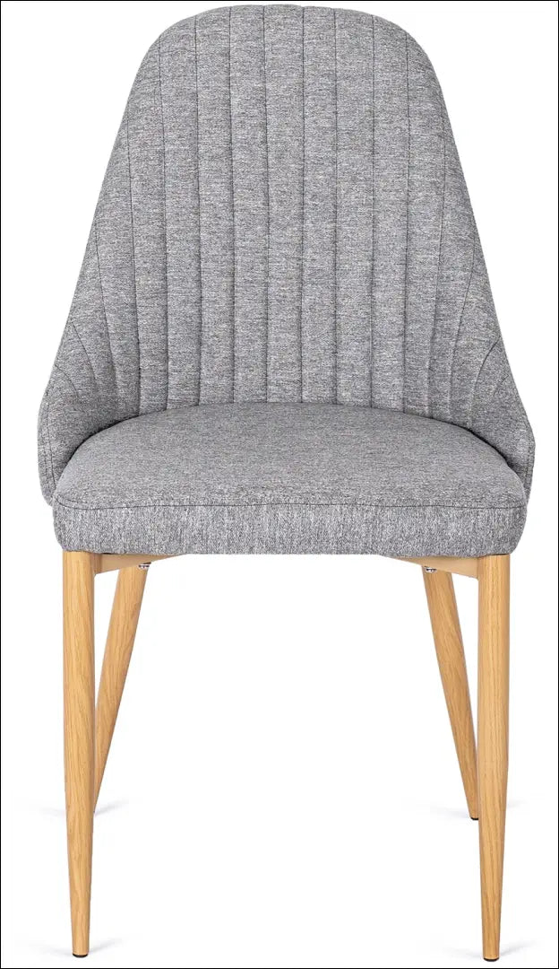 Kėdė su audiniu pilkos spalvos TE072 - €62 Save 15% 50-100, __label:Pristatymas 5-14 d.d., elite, Krzesła, spalva-pilka