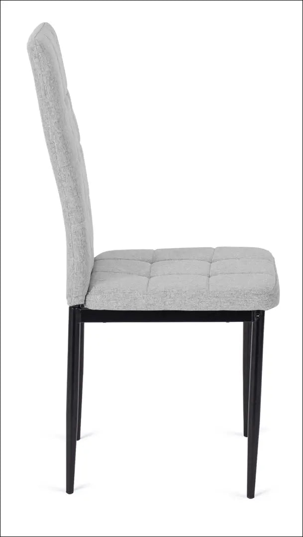 Kėdė su audiniu pilkos spalvos TE165 - €33 Save 15% 25-50, __label:Pristatymas 5-14 d.d., elite, Krzesła, spalva-pilka