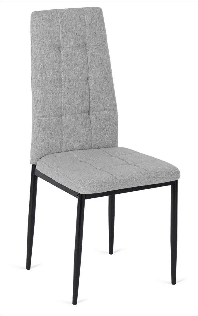 Kėdė su audiniu pilkos spalvos TE165 - €33 Save 15% 25-50, __label:Pristatymas 5-14 d.d., elite, Krzesła, spalva-pilka