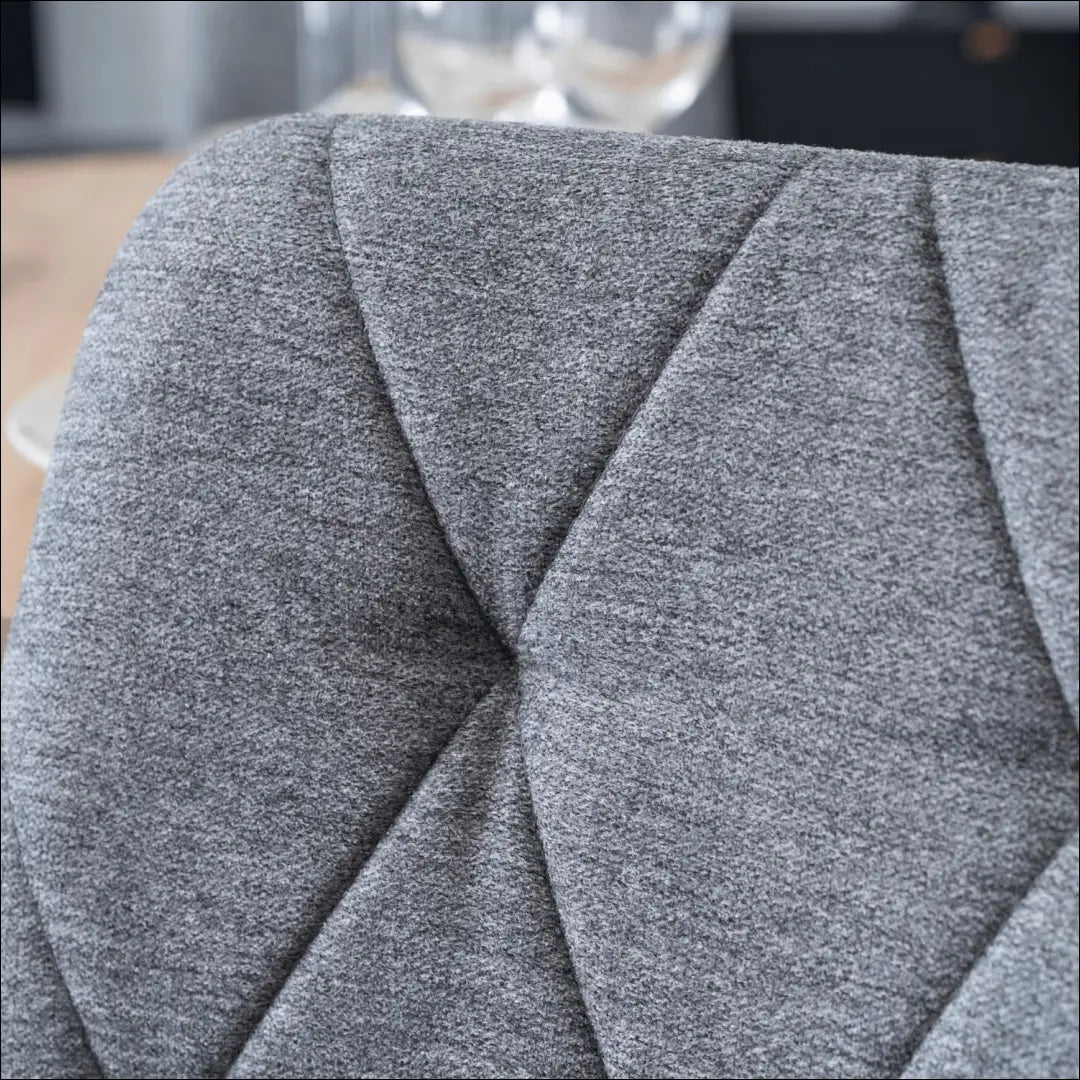 Kėdė su audiniu pilkos spalvos TE424 - €35 Save 15% 25-50, __label:Pristatymas 5-14 d.d., elite, Krzesła, spalva-pilka