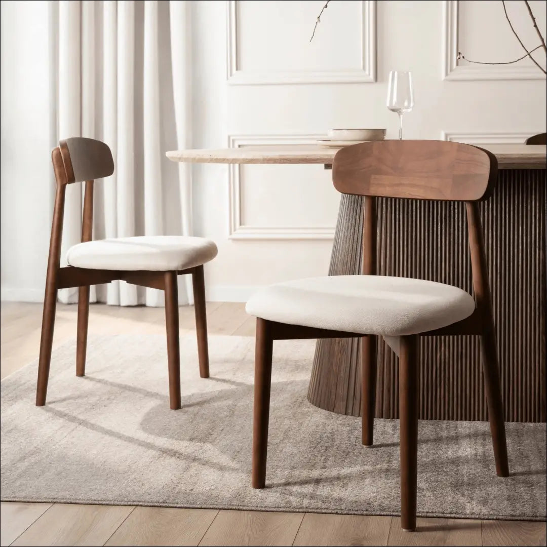 Kėdė su audiniu riešuto spalvos / smėlio TE762 - €67 Save 15% 50-100, __label:Pristatymas 5-14 d.d., elite, Krzesła,