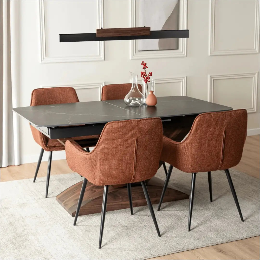 Kėdė su audiniu rusvos spalvos TE1020 - €67 Save 15% 50-100, __label:Pristatymas 5-14 d.d., elite, Krzesła,