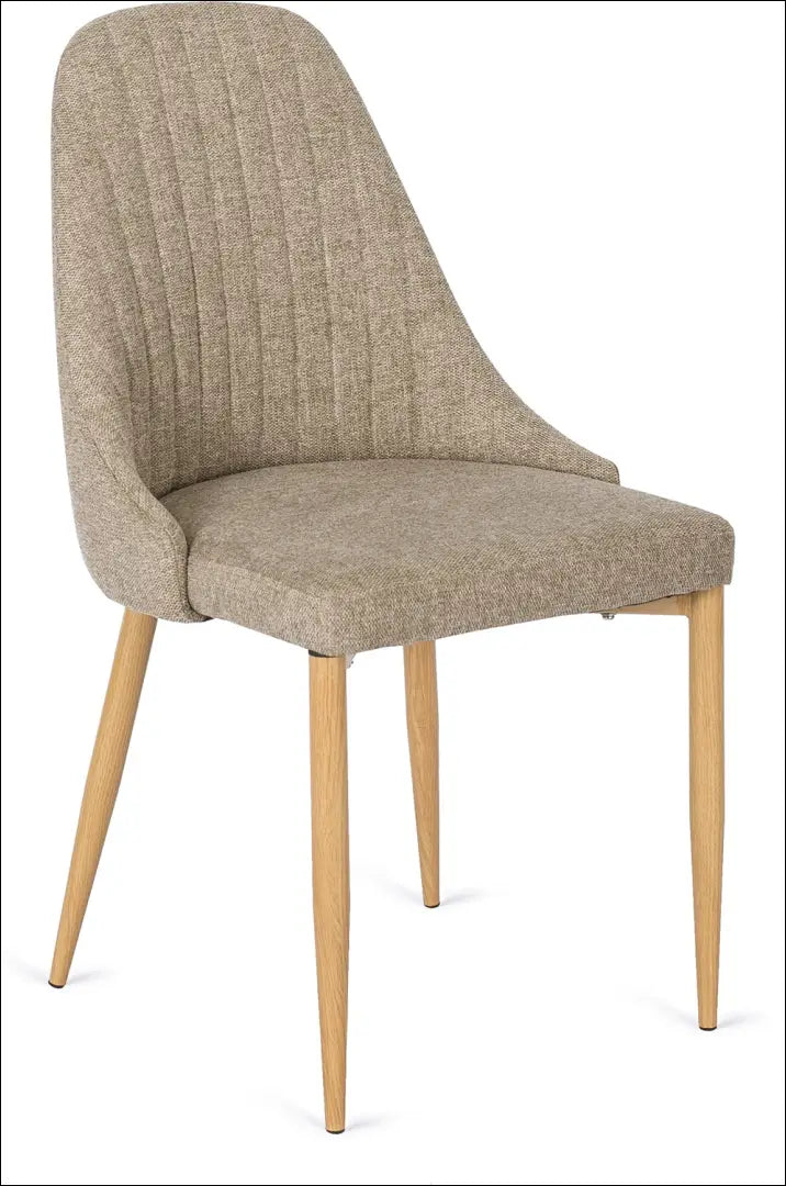 Kėdė su audiniu smėlio spalvos TE071 - €62 Save 15% 50-100, __label:Pristatymas 5-14 d.d., elite, Krzesła,