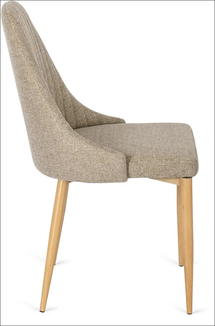 Kėdė su audiniu smėlio spalvos TE071 - €62 Save 15% 50-100, __label:Pristatymas 5-14 d.d., elite, Krzesła,