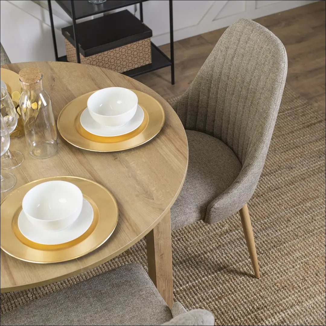 Kėdė su audiniu smėlio spalvos TE071 - €62 Save 15% 50-100, __label:Pristatymas 5-14 d.d., elite, Krzesła,