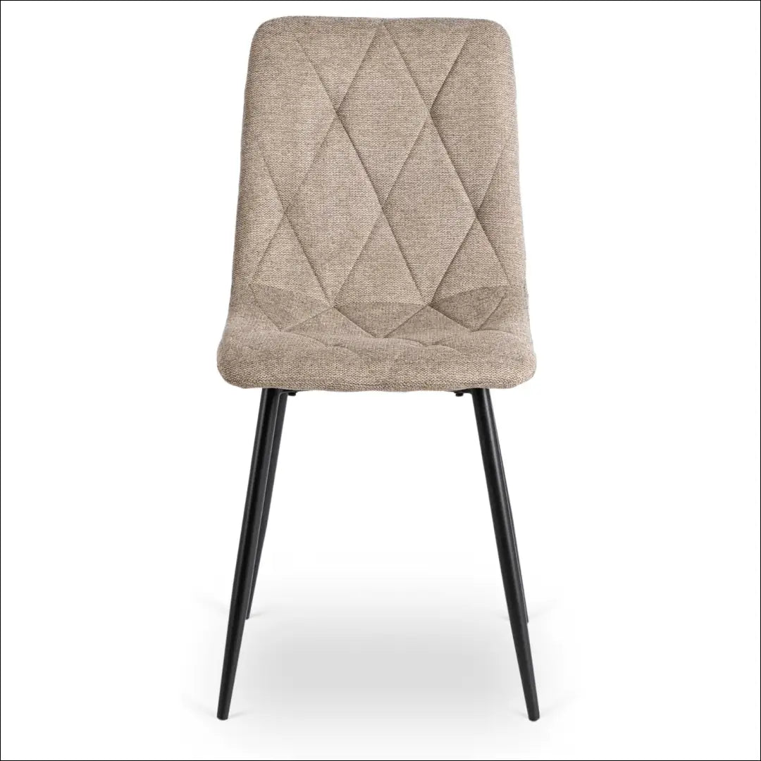 Kėdė su audiniu smėlio spalvos TE423 - €35 Save 15% 25-50, __label:Pristatymas 5-14 d.d., elite, Krzesła, spalva-smelio