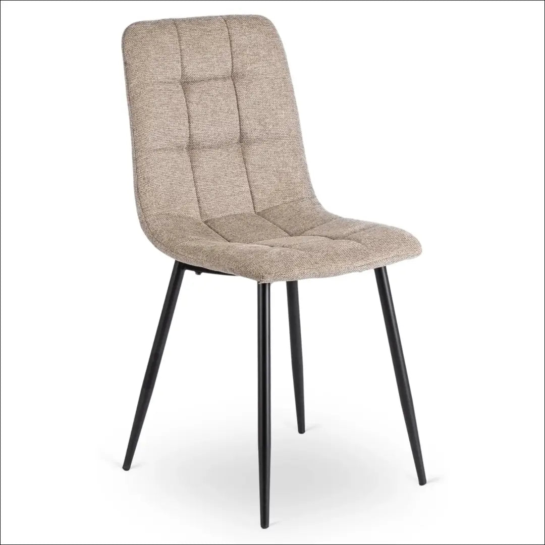 Kėdė su audiniu smėlio spalvos TE427 - €34 Save 15% 25-50, __label:Pristatymas 5-14 d.d., elite, Krzesła, spalva-smelio