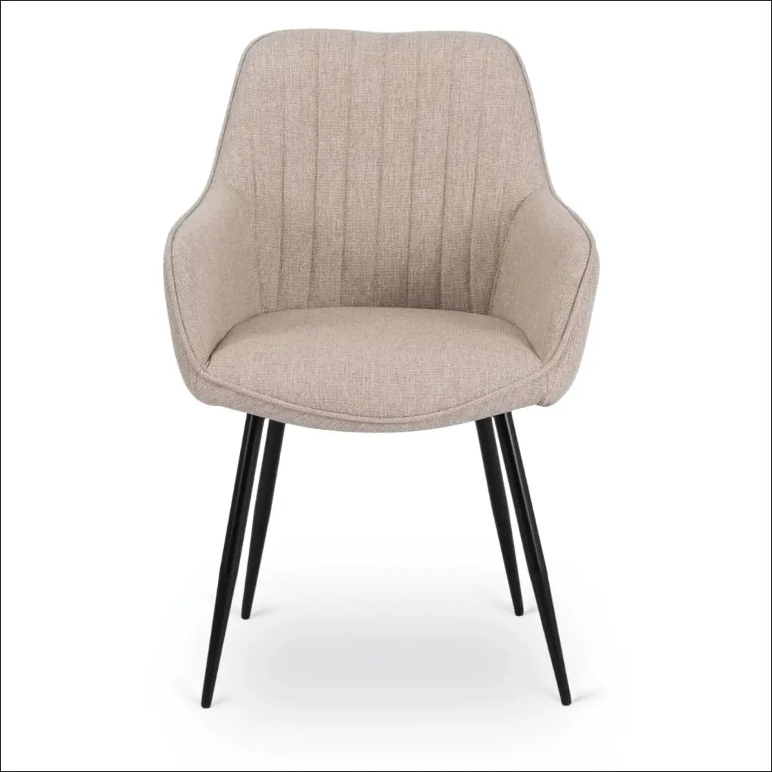 Kėdė su audiniu smėlio spalvos TE804 - €71 Save 15% 50-100, __label:Pristatymas 5-14 d.d., elite, Krzesła,