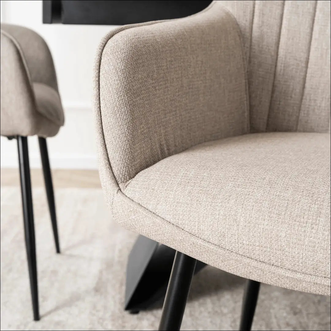 Kėdė su audiniu smėlio spalvos TE804 - €71 Save 15% 50-100, __label:Pristatymas 5-14 d.d., elite, Krzesła,