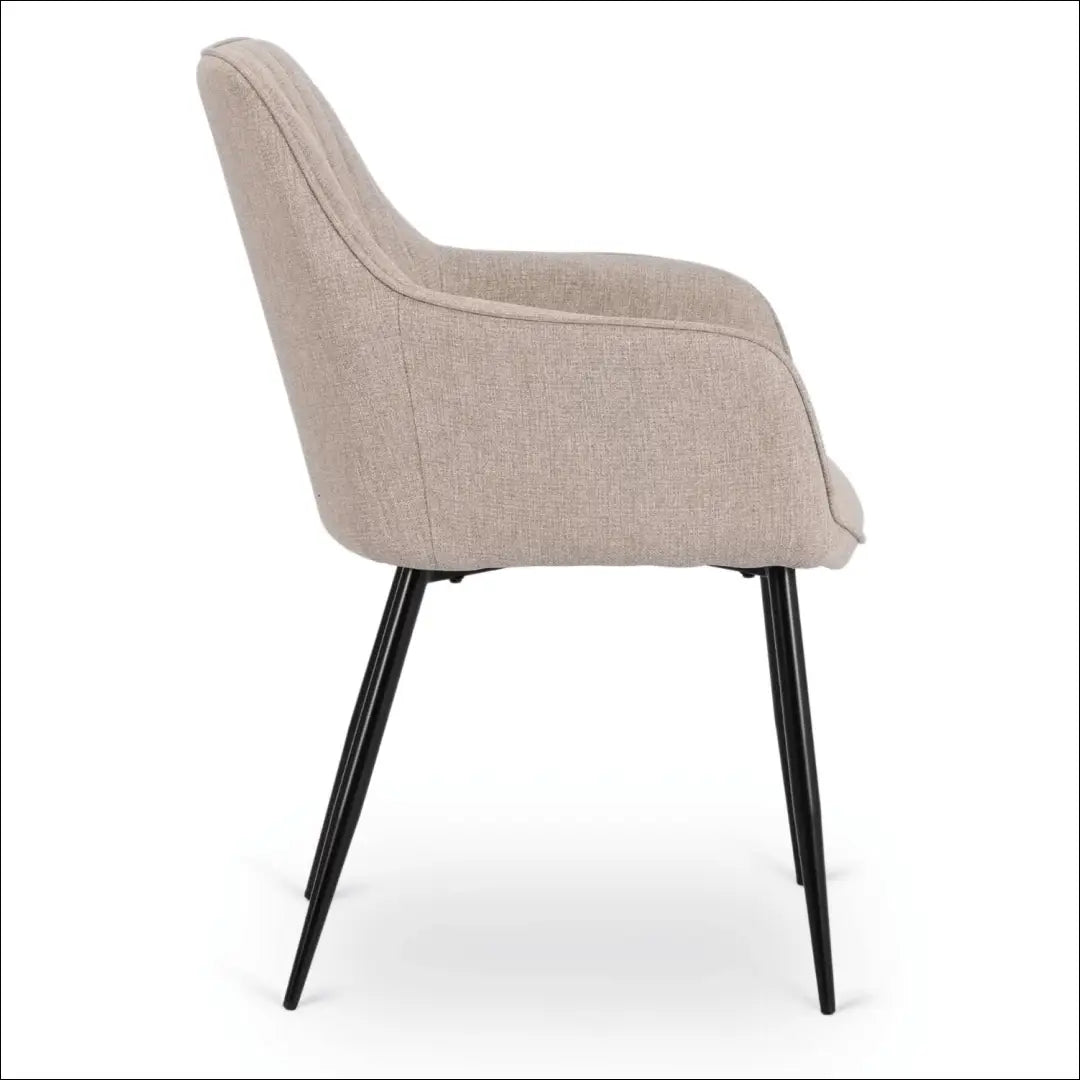 Kėdė su audiniu smėlio spalvos TE804 - €71 Save 15% 50-100, __label:Pristatymas 5-14 d.d., elite, Krzesła,
