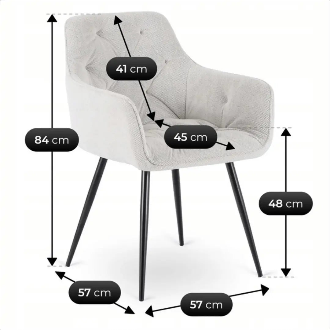 Kėdė su audiniu smėlio spalvos TE828 - €74 Save 15% 50-100, __label:Pristatymas 5-14 d.d., elite, spalva-smelio,