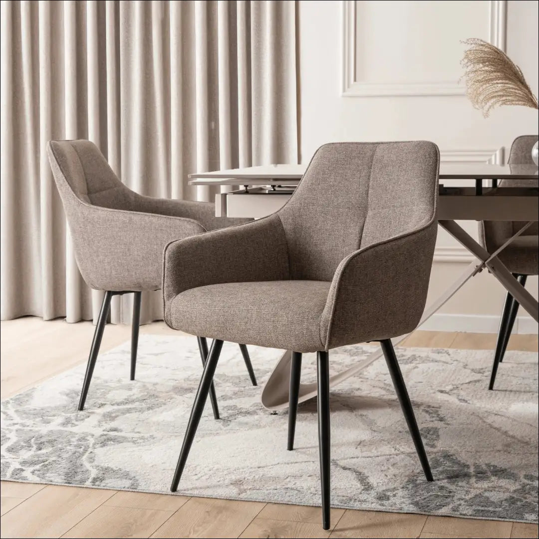 Kėdė su audiniu TE838 - €74 Save 15% 50-100, __label:Pristatymas 5-14 d.d., elite, Krzesła, uzsakomi cappucino