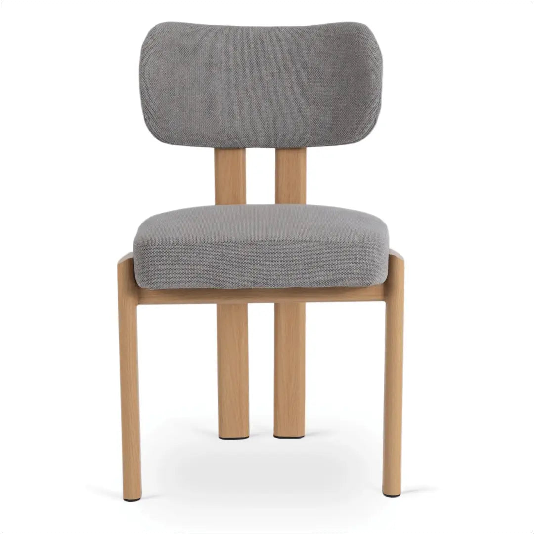 Kėdė su buklė audinio audiniu pilkos spalvos / ąžuolo TE865 - €66 Save 15% 50-100, __label:Pristatymas 5-14 d.d.,