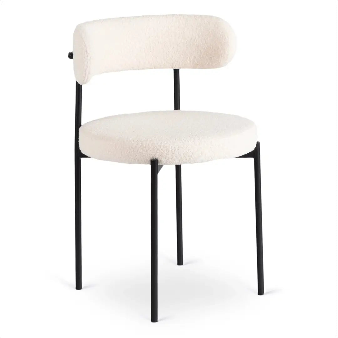 Kėdė su buklė audinio audiniu smėlio spalvos TE911 - €59 Save 15% 50-100, __label:Pristatymas 5-14 d.d., elite,