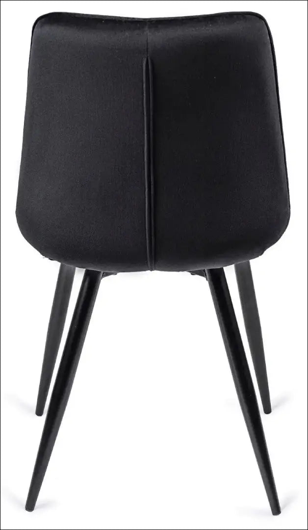 Kėdė su veliūro audiniu juodos spalvos TE012 - €42 Save 15% 25-50, __label:Pristatymas 5-14 d.d., elite, spalva-juoda,