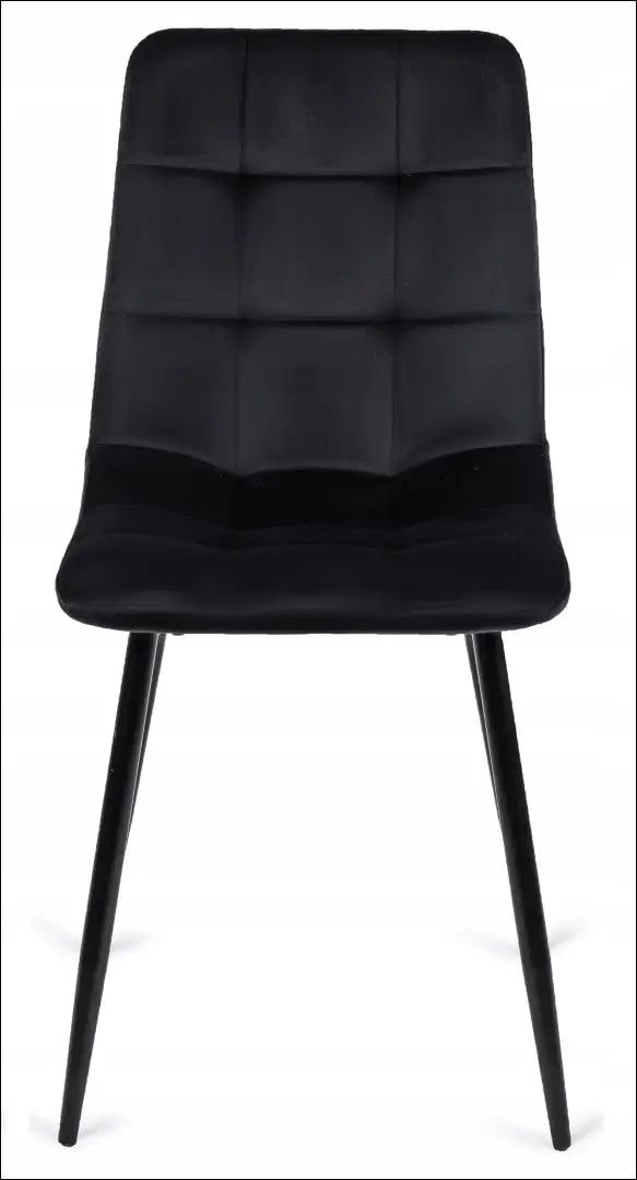 Kėdė su veliūro audiniu juodos spalvos TE014 - €35 Save 15% 25-50, __label:Pristatymas 5-14 d.d., elite, Krzesła,