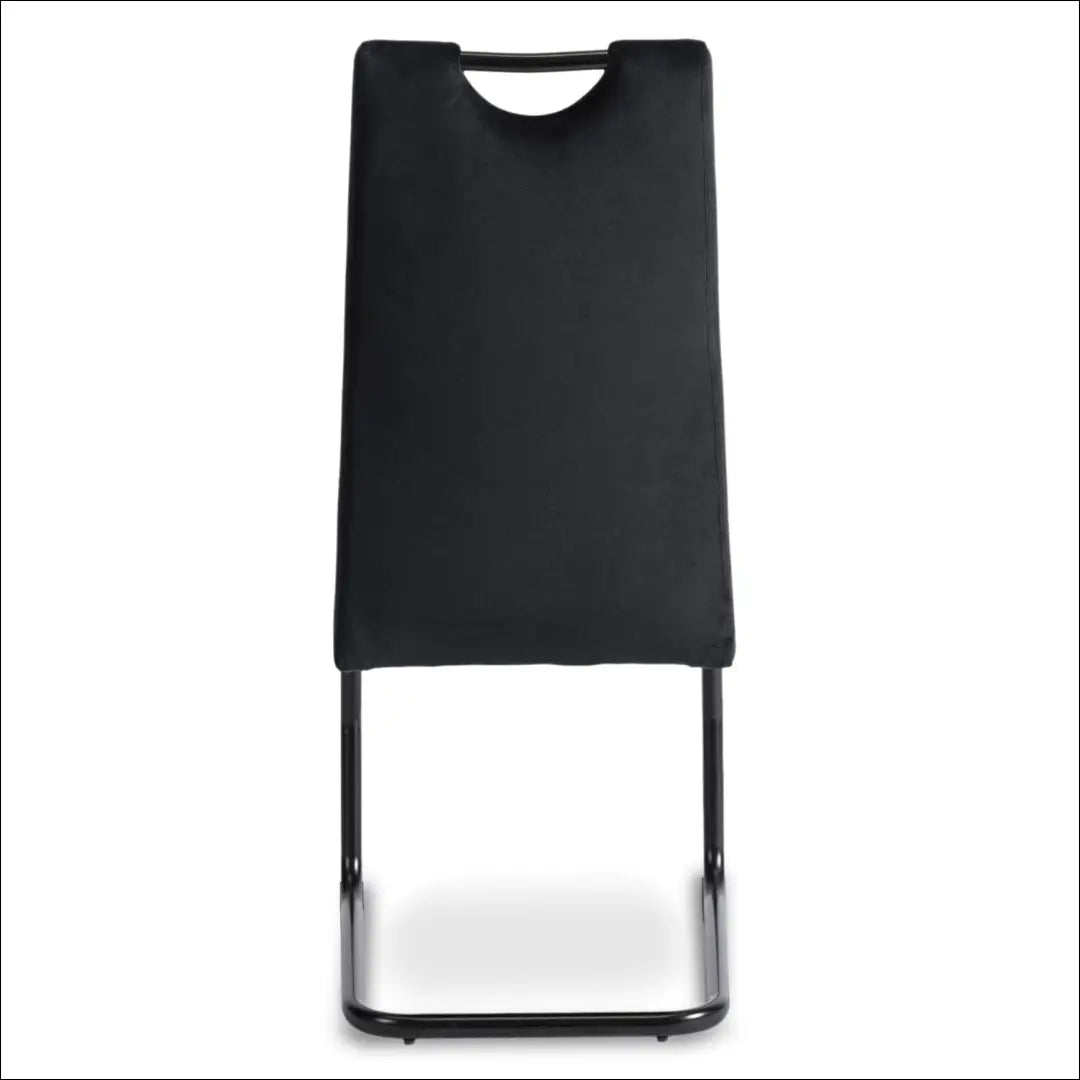 Kėdė su veliūro audiniu juodos spalvos TE450 - €54 Save 15% 50-100, __label:Pristatymas 5-14 d.d., elite, Krzesła,