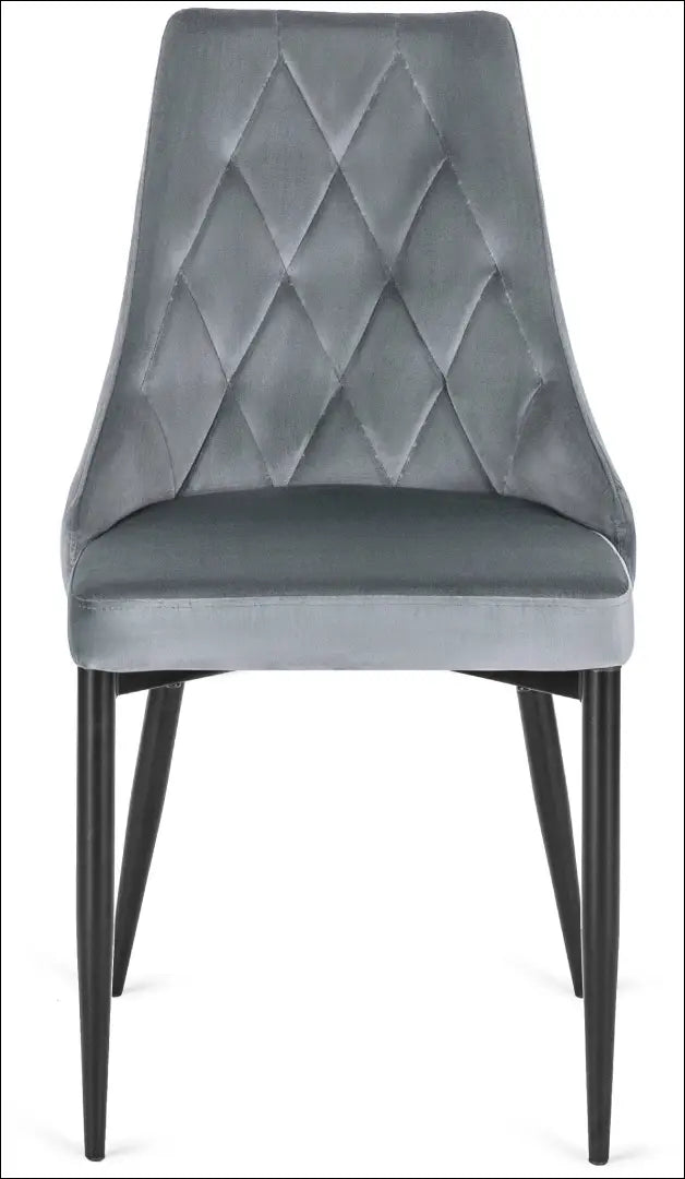 Kėdė su veliūro audiniu pilkos spalvos TE030 - €49 Save 15% 25-50, __label:Pristatymas 5-14 d.d., elite, Krzesła,