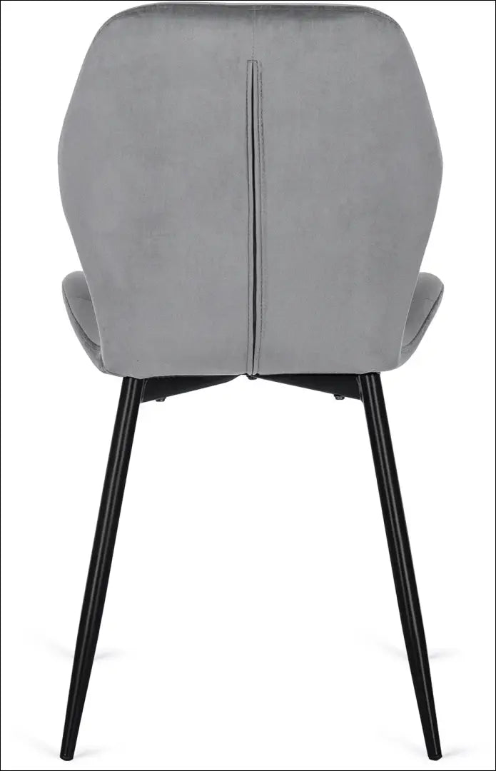 Kėdė su veliūro audiniu pilkos spalvos TE067 - €46 Save 15% 25-50, __label:Pristatymas 5-14 d.d., elite, spalva-pilka,