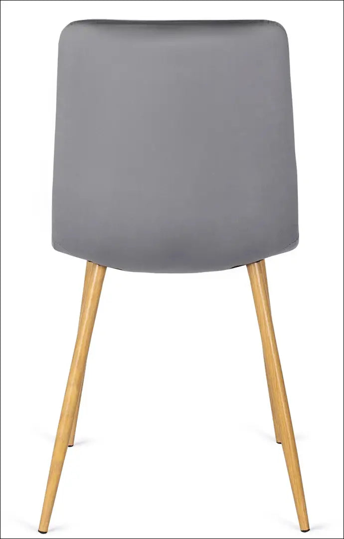 Kėdė su veliūro audiniu pilkos spalvos TE077 - €38 Save 15% 25-50, __label:Pristatymas 5-14 d.d., elite, Krzesła,