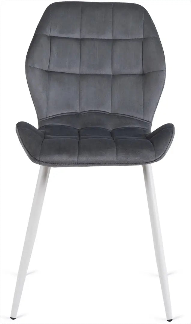 Kėdė su veliūro audiniu pilkos spalvos TE254 - €47 Save 15% 25-50, __label:Pristatymas 5-14 d.d., elite, spalva-pilka,