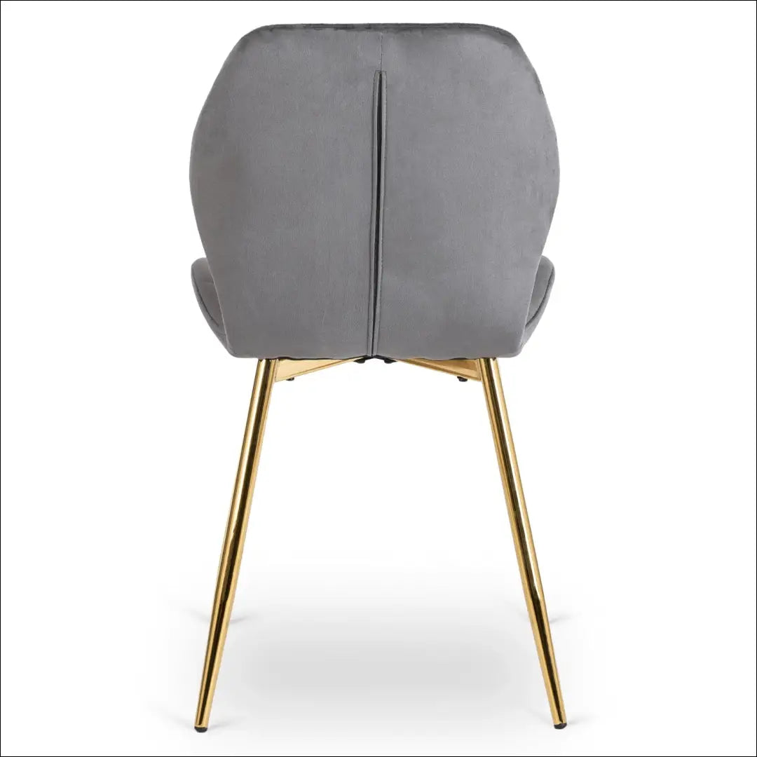 Kėdė su veliūro audiniu pilkos spalvos TE357 - €51 Save 15% 50-100, __label:Pristatymas 5-14 d.d., elite, spalva-pilka,