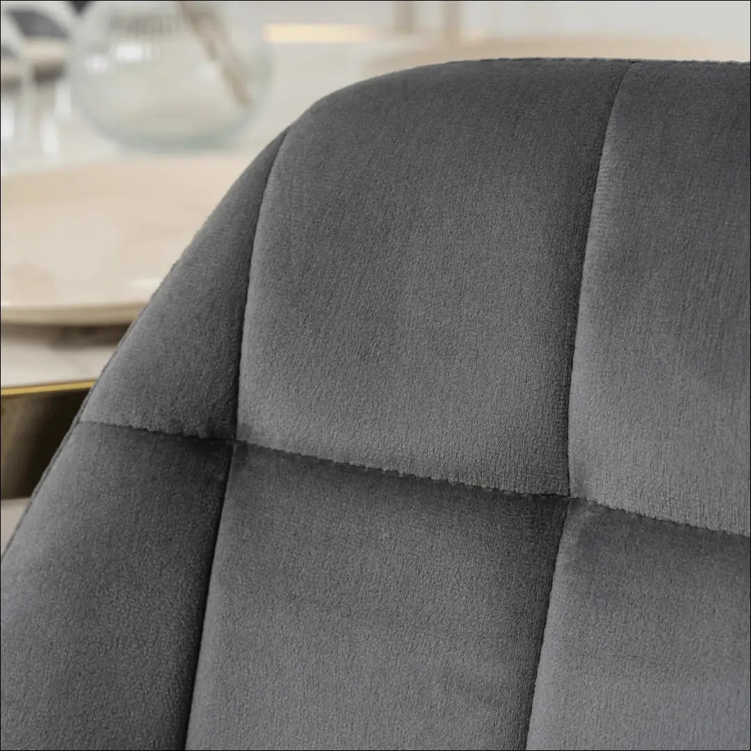 Kėdė su veliūro audiniu pilkos spalvos TE357 - €51 Save 15% 50-100, __label:Pristatymas 5-14 d.d., elite, spalva-pilka,