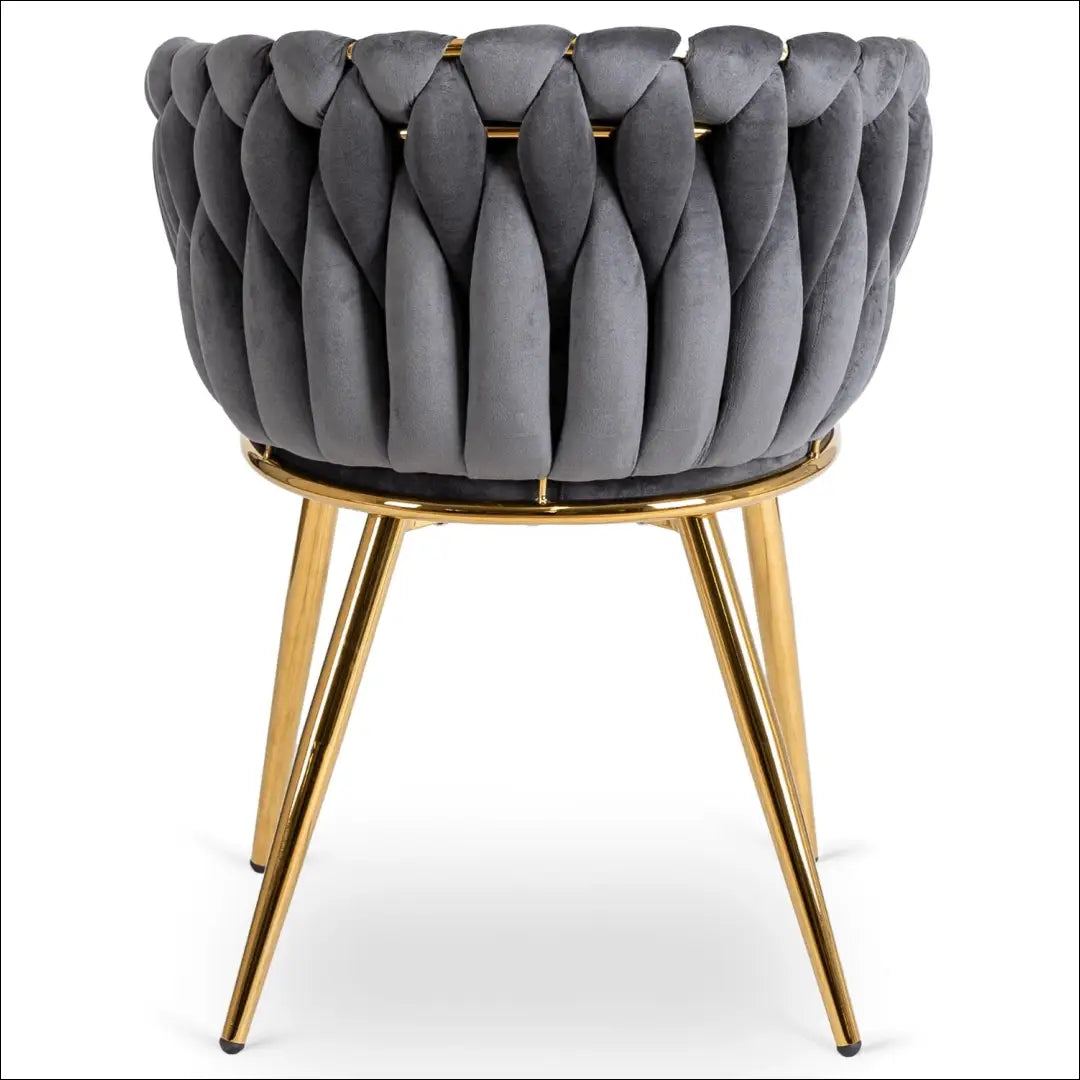Kėdė su veliūro audiniu pilkos spalvos TE388 - €109 Save 15% 100-200, __label:Pristatymas 5-14 d.d., elite, Krzesła,