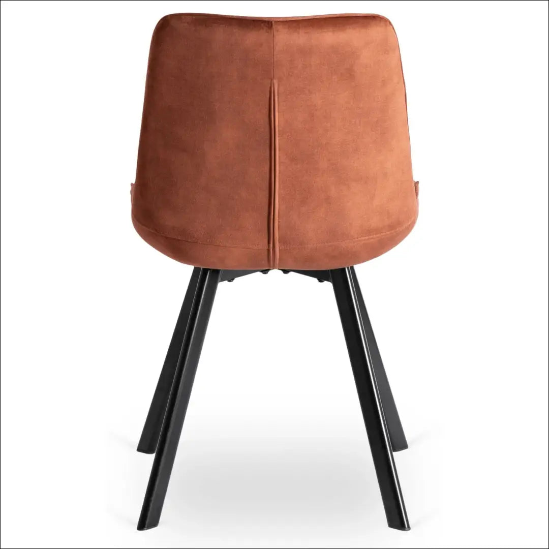 Kėdė su veliūro audiniu rudos spalvos TE420 - €52 Save 15% 50-100, __label:Pristatymas 5-14 d.d., elite, Krzesła,